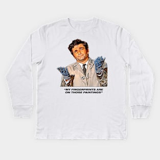 Columbo: Suitable For Framing Kids Long Sleeve T-Shirt